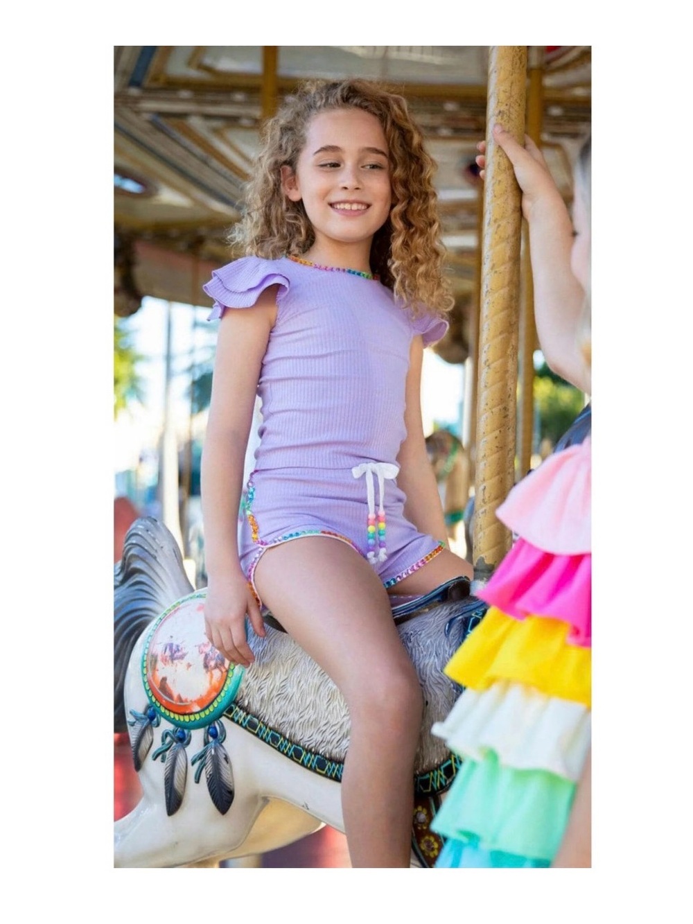 Lola + the boys candy gem bead ruffle set 12